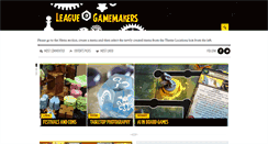 Desktop Screenshot of leagueofgamemakers.com