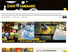 Tablet Screenshot of leagueofgamemakers.com
